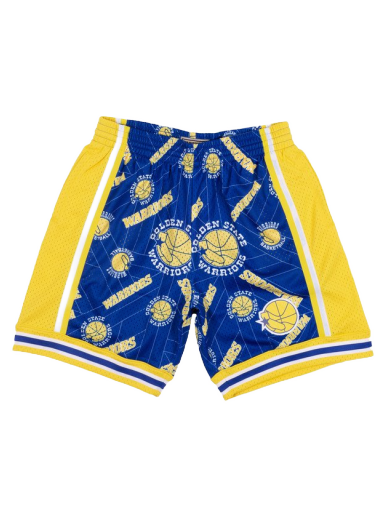 Къси панталони Mitchell & Ness Golden State Warriors Swingman Short Синьо | SHORBW19082-GSWPTNY