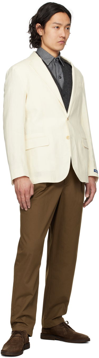 Яке Polo by Ralph Lauren Polo Ralph Lauren Soft Tailored Linen Blazer Бяло | 715793481002, 3