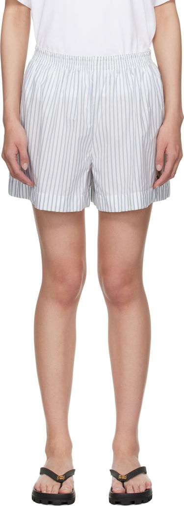 Къси панталони Moncler Moncler Striped Shorts Бяло | K20932B00006598S1, 0