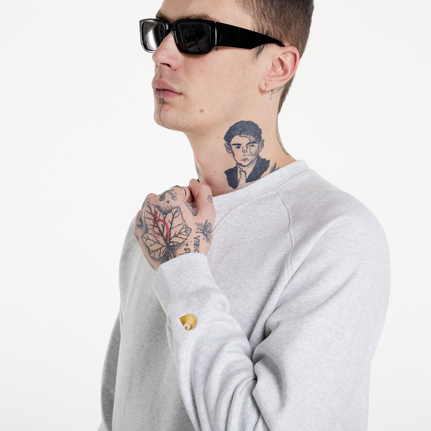 Суитчър Carhartt WIP Work In Progress Chase Сиво | I026383.00JXX, 1
