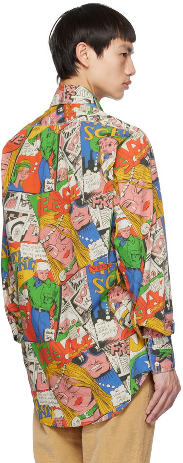 Риза ERL Multicolor Comic Print Shirt Многоцветен | ERL06B011, 2