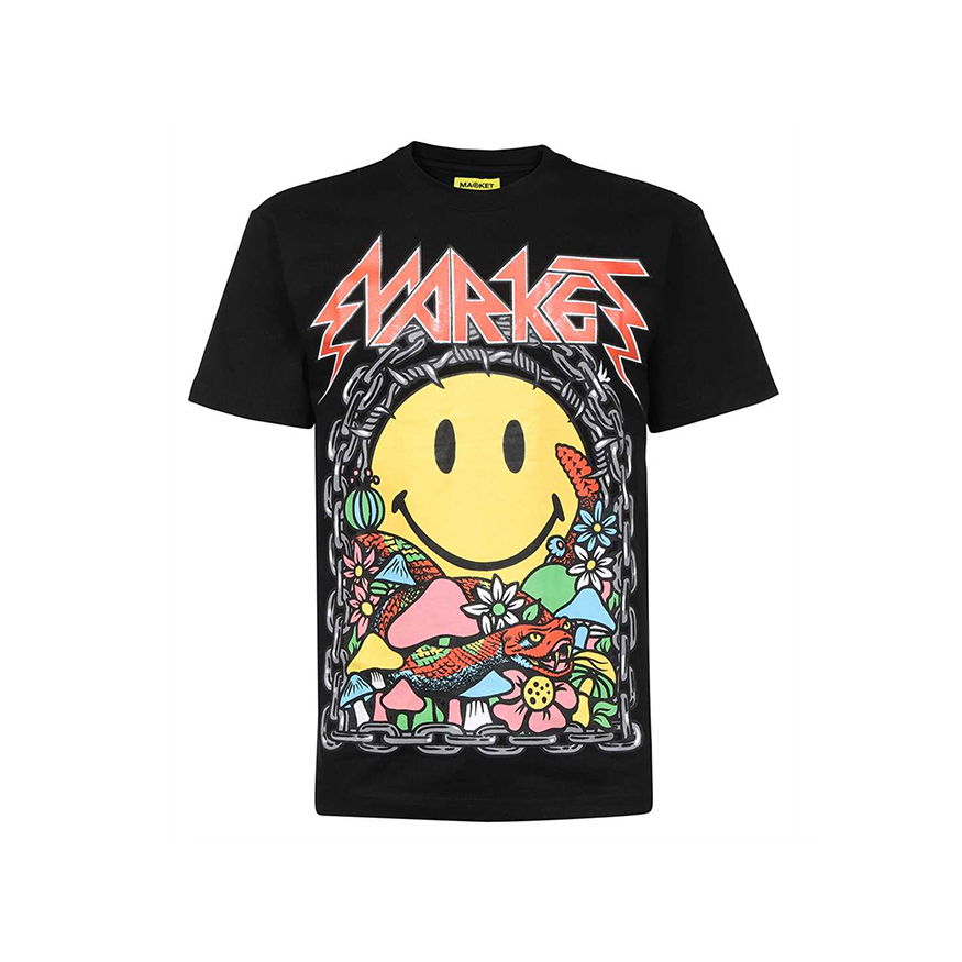 Тениска MARKET Iron Tee Black Черно | 399001064, 0