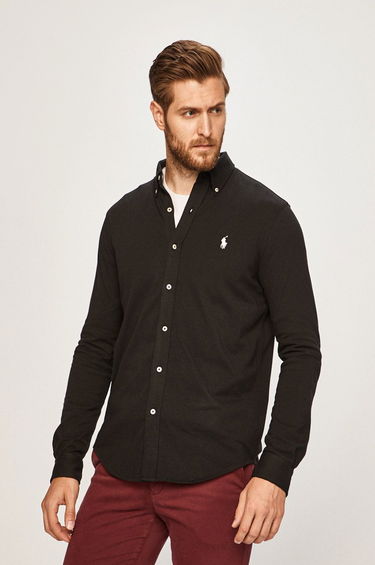 Риза Polo by Ralph Lauren Shirt Черно | 710654408008, 0