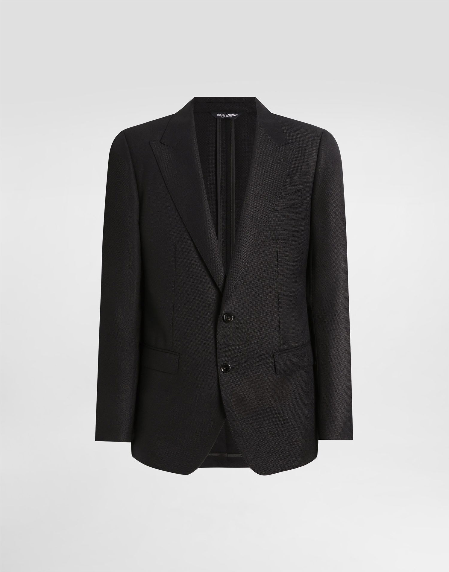 Яке Dolce & Gabbana Dolce & Gabbana Taormina Single-Breasted Wool Jacket Черно | G2NW0TFU25EN0000, 0