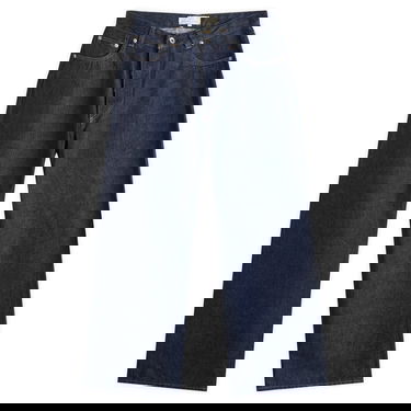 Дънки Studio Nicholson Studio Nicholson Wide Leg Jeans, Size Large Синьо | SEBSNM-1400-INW, 0