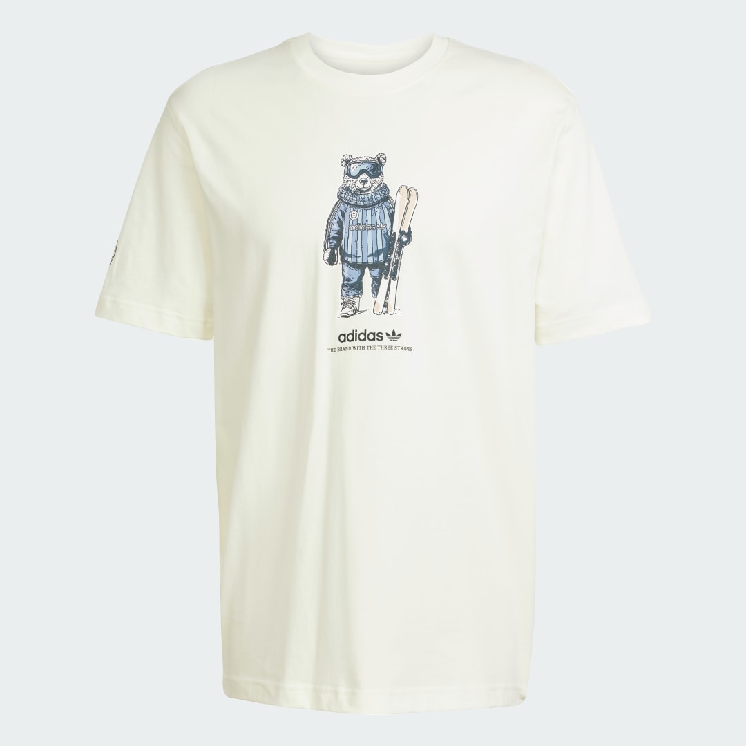 Тениска adidas Performance Winter Sports Ski Bear Graphic T-Shirt Бяло | KC3519, 0
