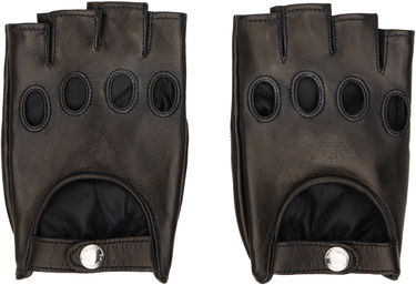 Ръкавици OUR LEGACY Emporio Armani Fingerless Leather Gloves Черно | WS2258TL, 0