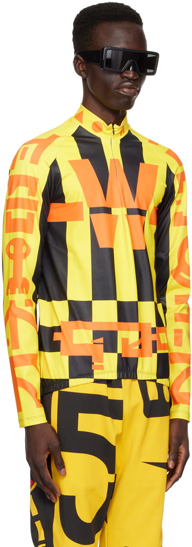 Фланелка Walter Van Beirendonck Walter Van Beirendonck Cosmic Dancer Bike Long Sleeve T-Shirt Жълто | 7001, 1
