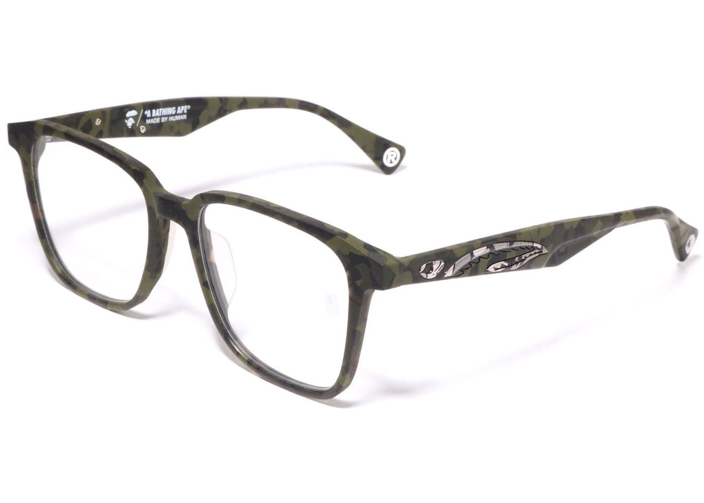 Слънчеви очила BAPE Shark Optical 3 Frame Sunglasses Зелено | 1I20-186-019, 0