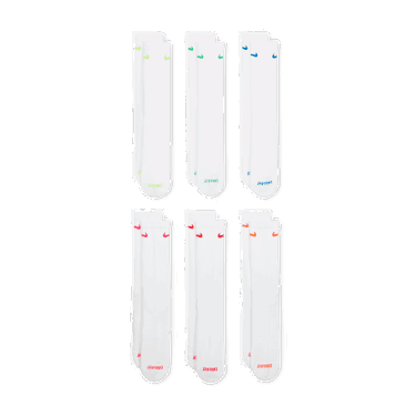 Чорапи Nike Everyday Plus Cushioned Training Socks (6 Pairs) Бяло | SX6897-968, 1