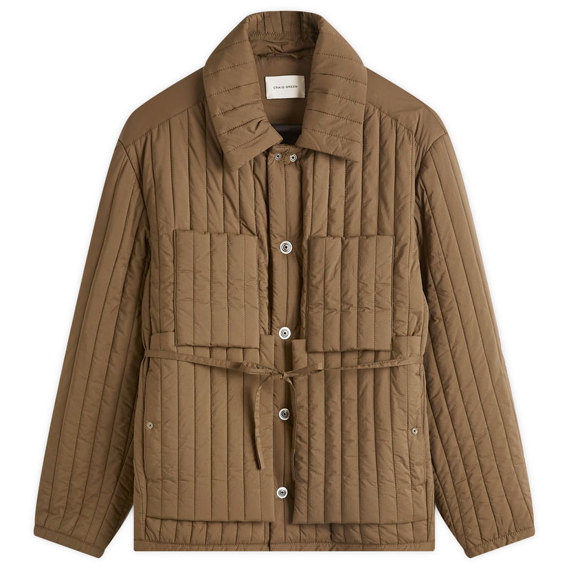 Пухо яке Craig Green Quilted Worker Jacket Кафяво | CGAW24CWOJKT01-BRN