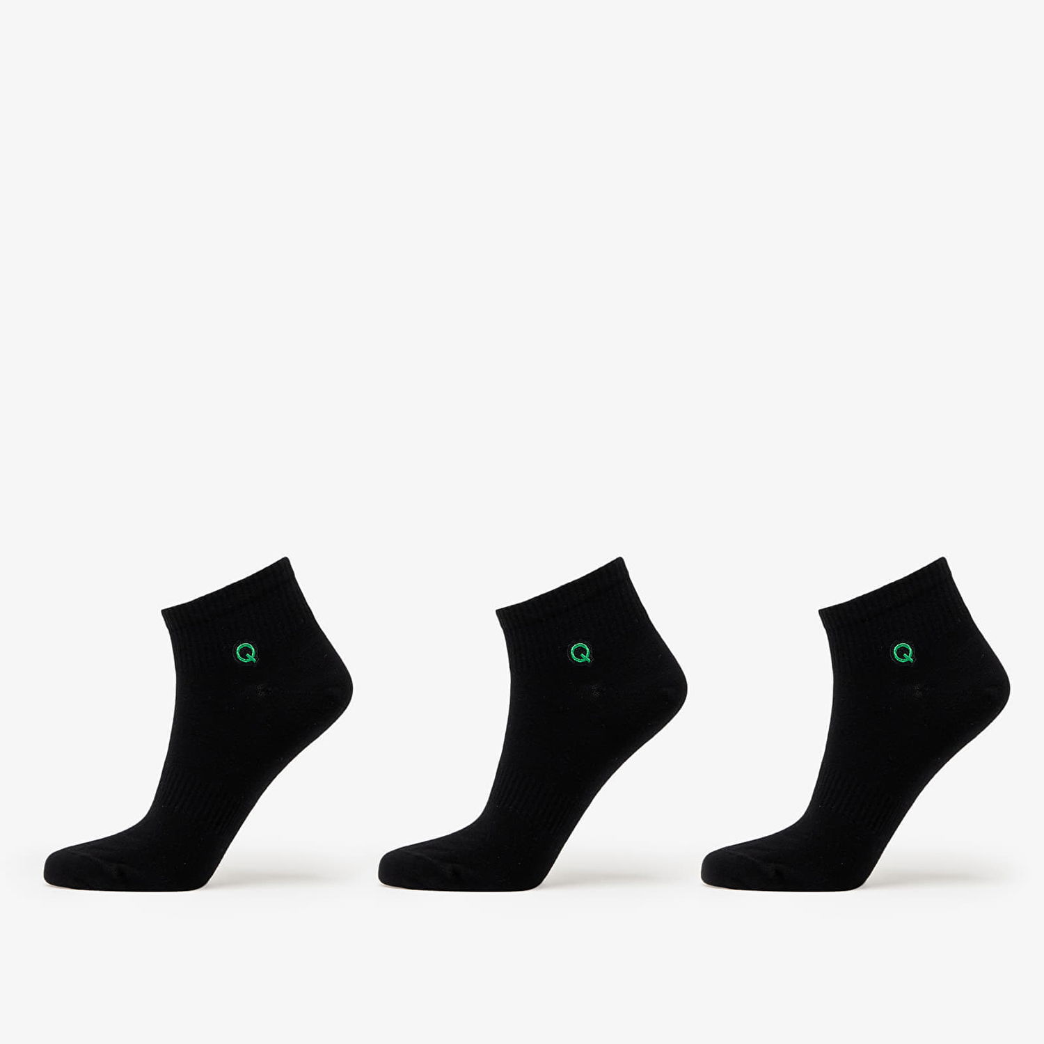 Чорапи Queens Essential Ankle Socks 3-Pack Черно | QNS_068, 0