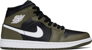 Кецове и обувки Jordan Air Jordan 1 Mid "Medium Olive" Зелено | DQ8426-092, 1