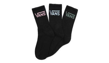 Чорапи Vans Crew Socks 3 Pack Черно | VN0A49ZFXZG, 1