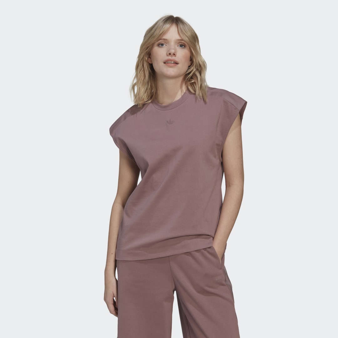 Тениска adidas Originals Adicolor Contempo Chunky 3-Stripes Tee Червено | HM1733, 0