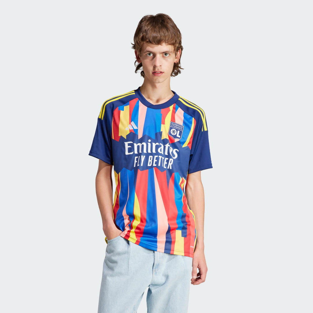 Фланелка adidas Performance Olympique Lyonnais 23/24 Third Jersey Многоцветен | IQ3886, 1