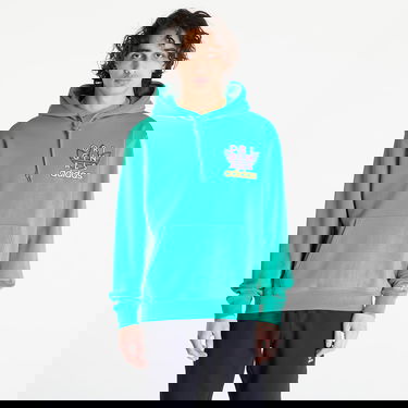 Суитчър adidas Originals Trefoil Hoodie Тюркоазено | IM9685, 0