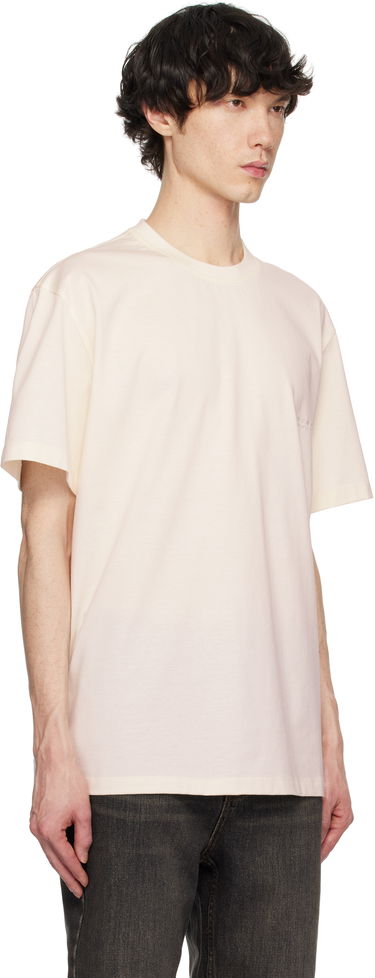 Тениска WOOYOUNGMI WOOYOUNGMI Embroidered Logo T-Shirt Бежово | W251TS02, 1