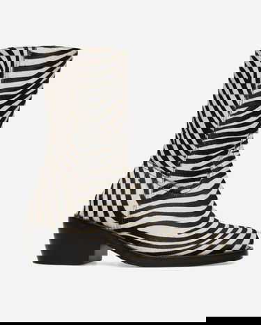 Аксесоари Dries Van Noten Ponyhair Zebra Print Boots Многоцветен | 252-021707-302 900, 1