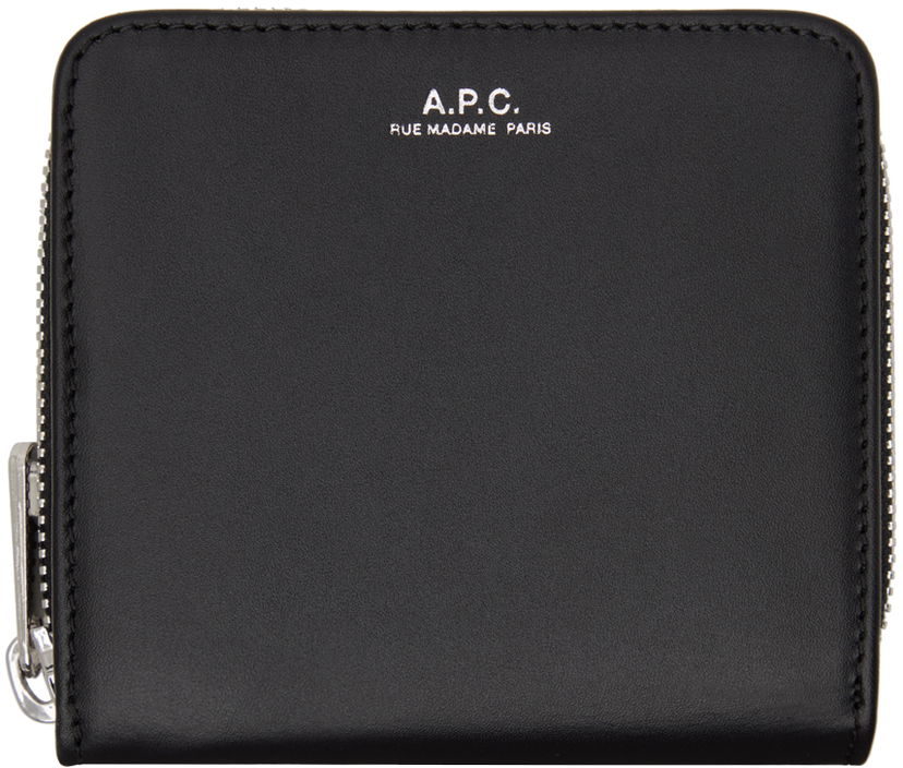 Портфейл A.P.C. Emmanuel Compact Wallet Черно | PXAWV-H63601