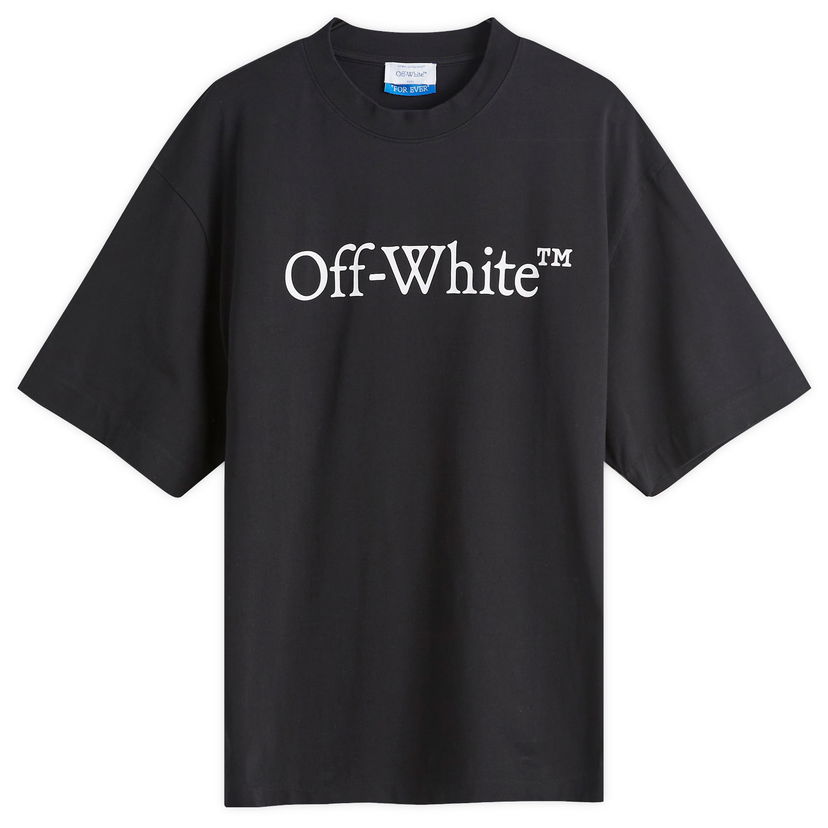 Тениска Off-White Bookish Skate T-Shirt Черно | OMAA120C99JER0081001