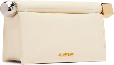 Дамска чанта Jacquemus Grained Leather Flap Clutch 'The Rond Carré' Червено | 24EBAW00356AC27L14, 4