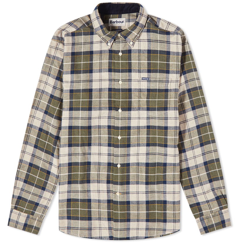 Риза Barbour Fortrose Tailored Plaid Flannel Shirt Многоцветен | MSH4991TN16