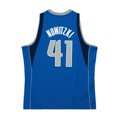 Тениска Mitchell & Ness NBA Dalls Mavericks Dirk Nowitzki Dark Jersey Тъмно синьо | SMJY4192-DMA10DNOCPBL, 2