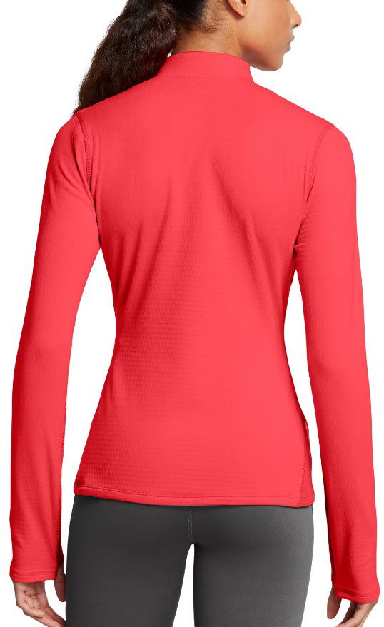 Суитчър Under Armour Women's Running Half-Zip Long Sleeve Top Червено | 1386417-713, 1