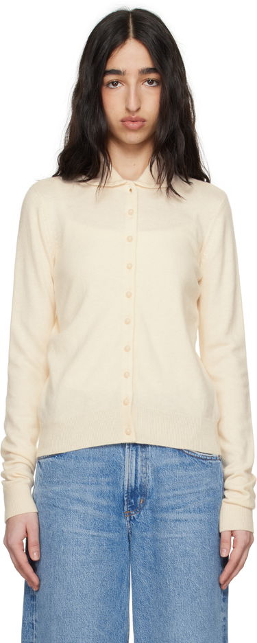Пуловер GUIZIO Guizio Delphine Knit Cardigan Бежово | S25119S020, 0