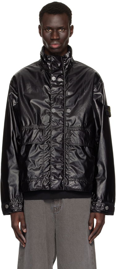 Ветровка Stone Island Stone Island Mussola Gommata-TC Jacket Черно | K1S15 4100016 S0022, 0