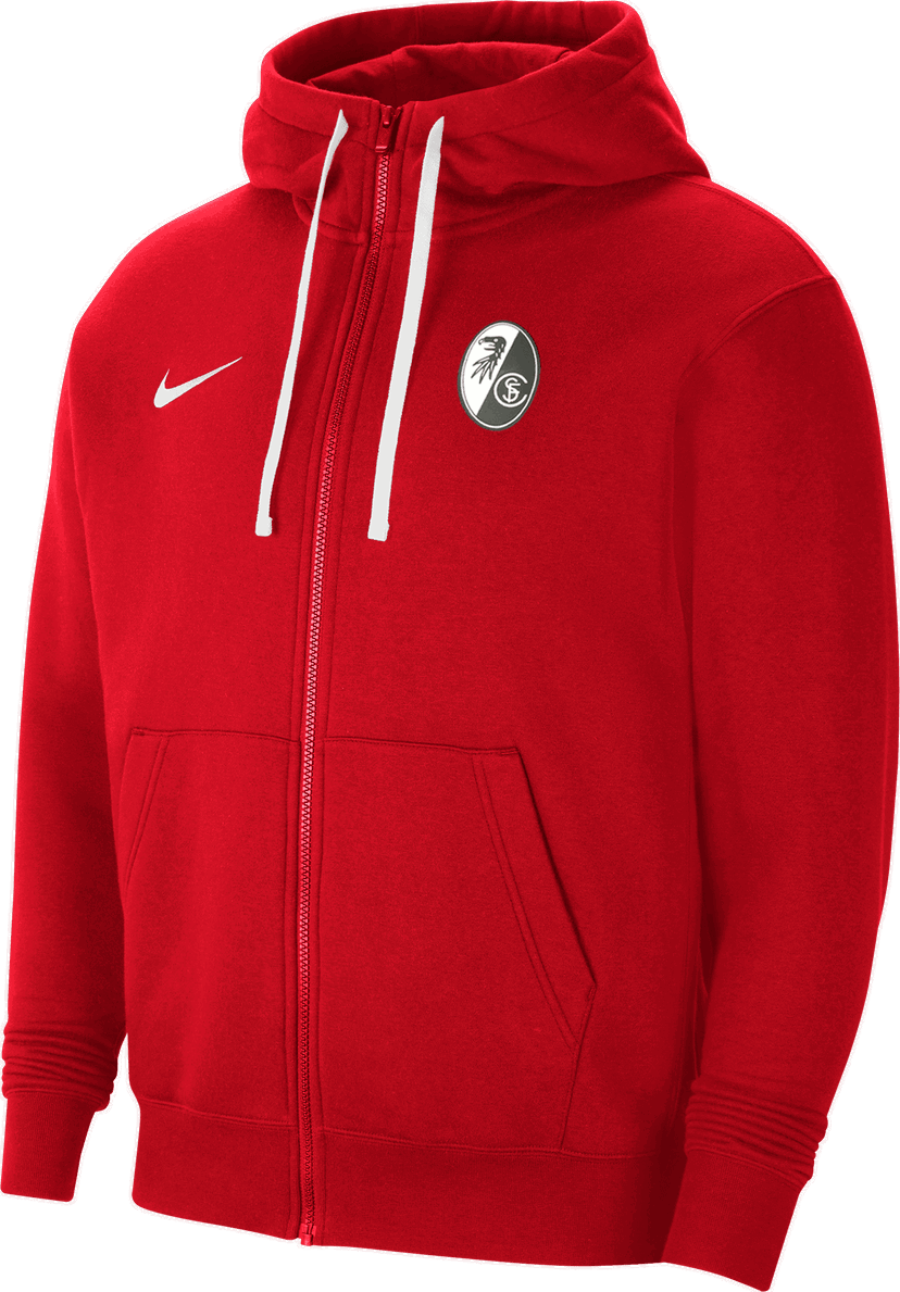 Суитчър Nike Nike SC Freiburg Full-Zip Hoodie Червено | 6scfcw6887-657