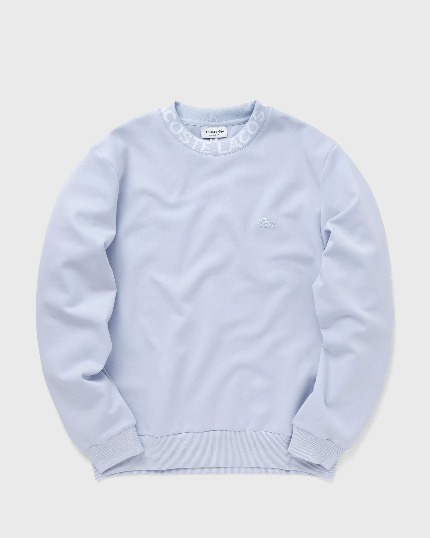 Суитчър Lacoste LOGO JACQUARD COLLAR DOUBLE FACE SWEATSHIRT Синьо | SH7473-J2G, 0