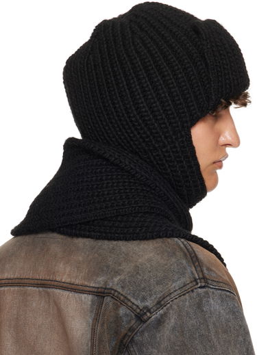 Шапка We11done We11done Chunky Knit Muffler & Beanie Set Черно | WD-KH3-24-642-U-BK, 2