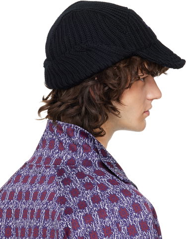 Шапка с козирка Needles Knitted Bird Ear Flap Cap Черно | RW058, 2