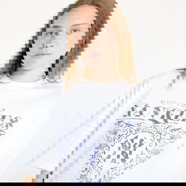 Тениска New Era New York Yankees Floral Graphic Oversized T-Shirt Бяло | 60667845, 3