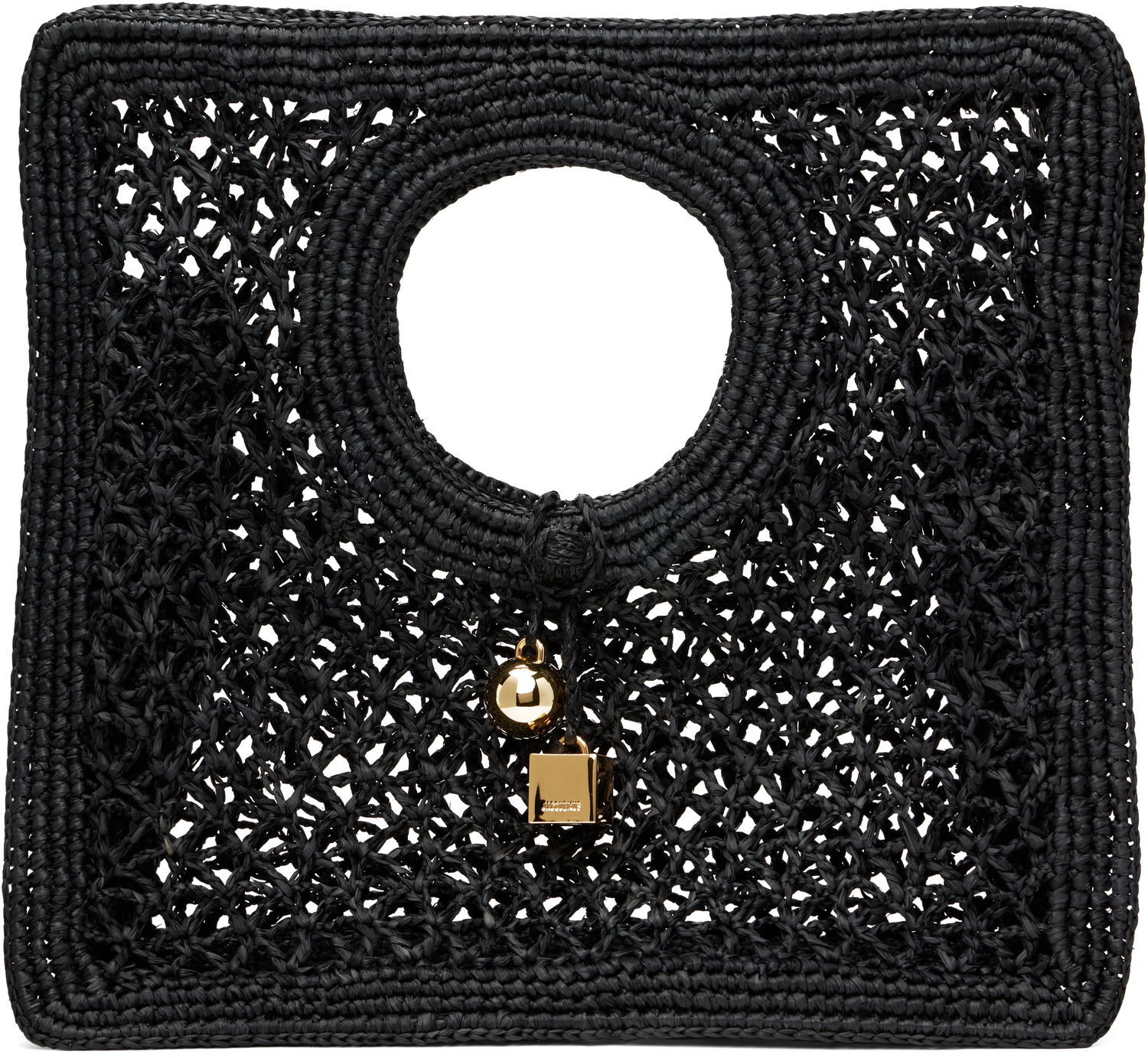 Дамска чанта Jacquemus Jacquemus La Croisière 'The Spiaggia' Small Square Tote Черно | 24H251BA421-3219, 0