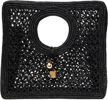 Дамска чанта Jacquemus Jacquemus La Croisière 'The Spiaggia' Small Square Tote Черно | 24H251BA421-3219, 0