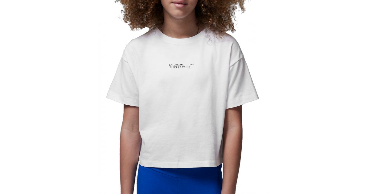 Тениска Jordan PSG x Tee Бяло | 45b571-001, 1
