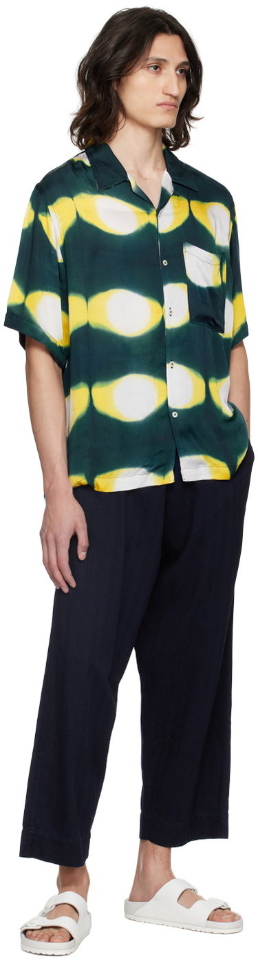 Риза Universal Works Universal Works Hand-Dyed Resort Shirt Зелено | 30187, 3