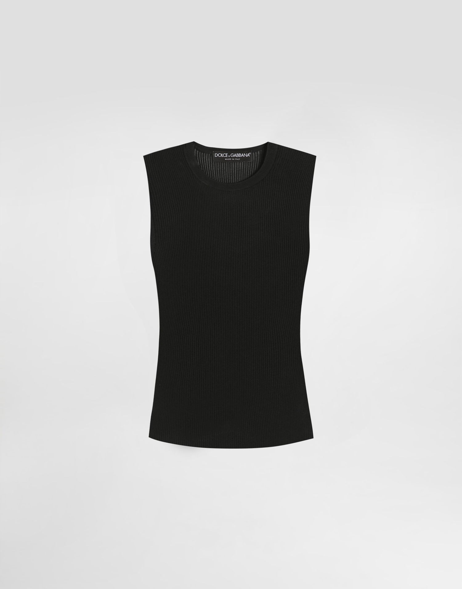 Потник Dolce & Gabbana Viscose Tank Top Черно | FXT53TJAIRZN0000, 0