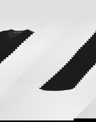 Потник Dolce & Gabbana Viscose Tank Top Черно | FXT53TJAIRZN0000, 0