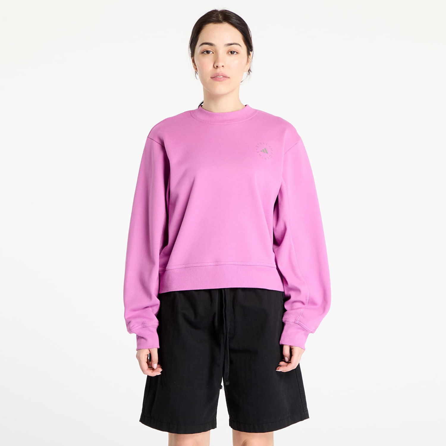 Суитчър adidas Performance adidas by Stella McCartney Regular Sweatshirt Розово | JJ0151, 0