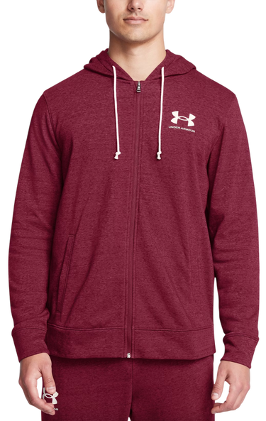 Суитчър Under Armour Under Armour Rival Terry Full-Zip Hoodie Бургунди | 1370409-625, 0