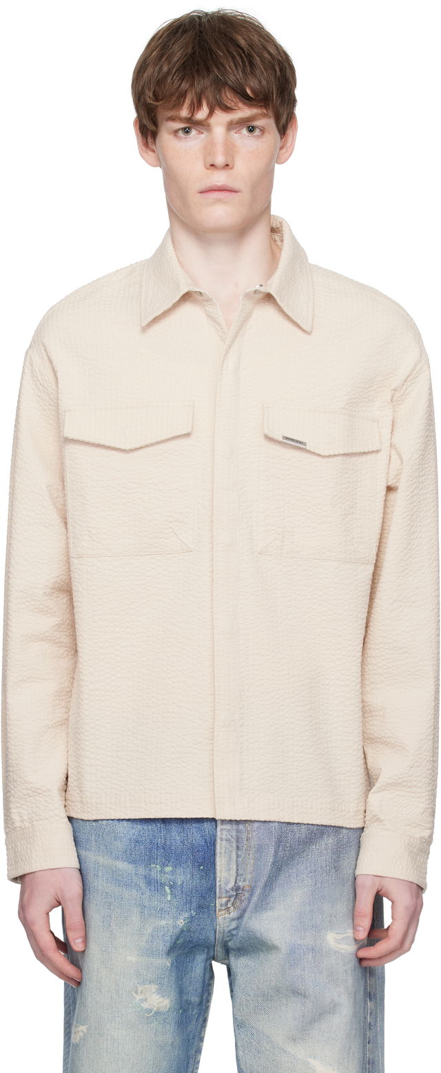 Represent Textured Long Sleeve Shirt