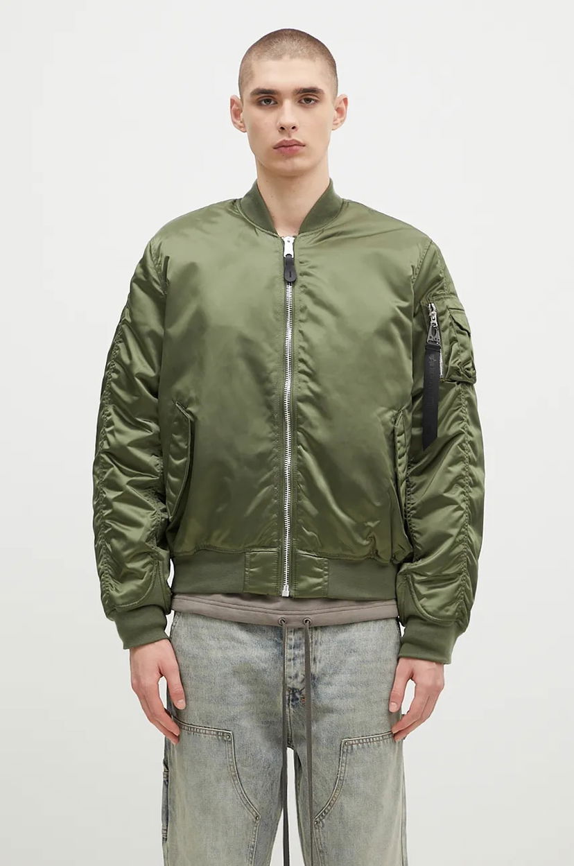 Яке бомбър Alpha Industries MA-1 UV Winter Bomber Jacket Зелено | 146115UV