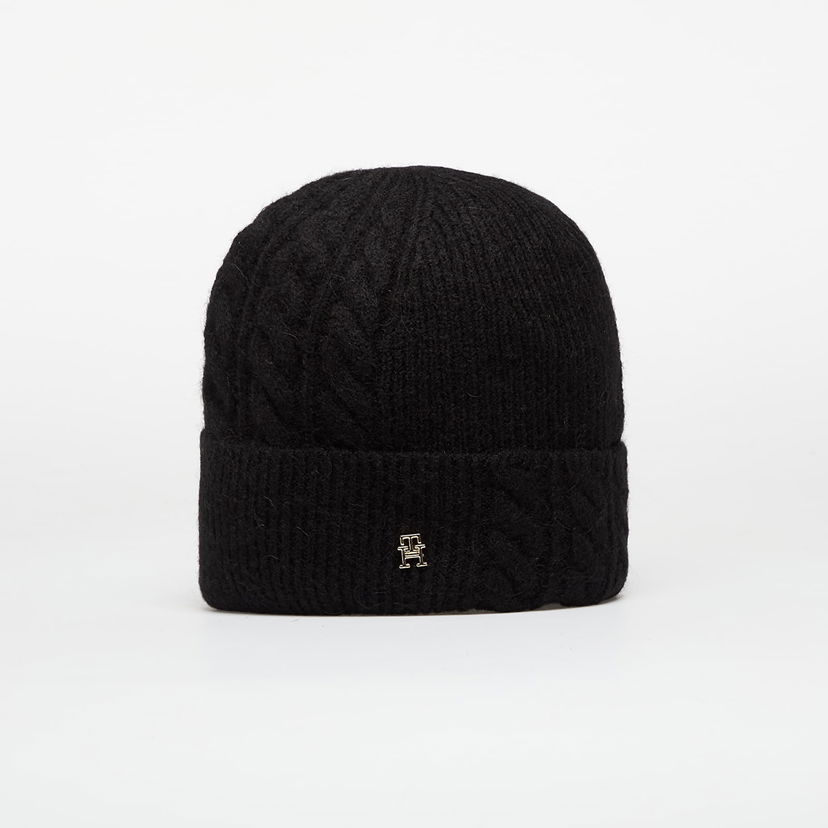 Шапка Tommy Hilfiger Tommy Hilfiger Elevated Chic Fluffy Beanie Черно | AW0AW17784 BDS