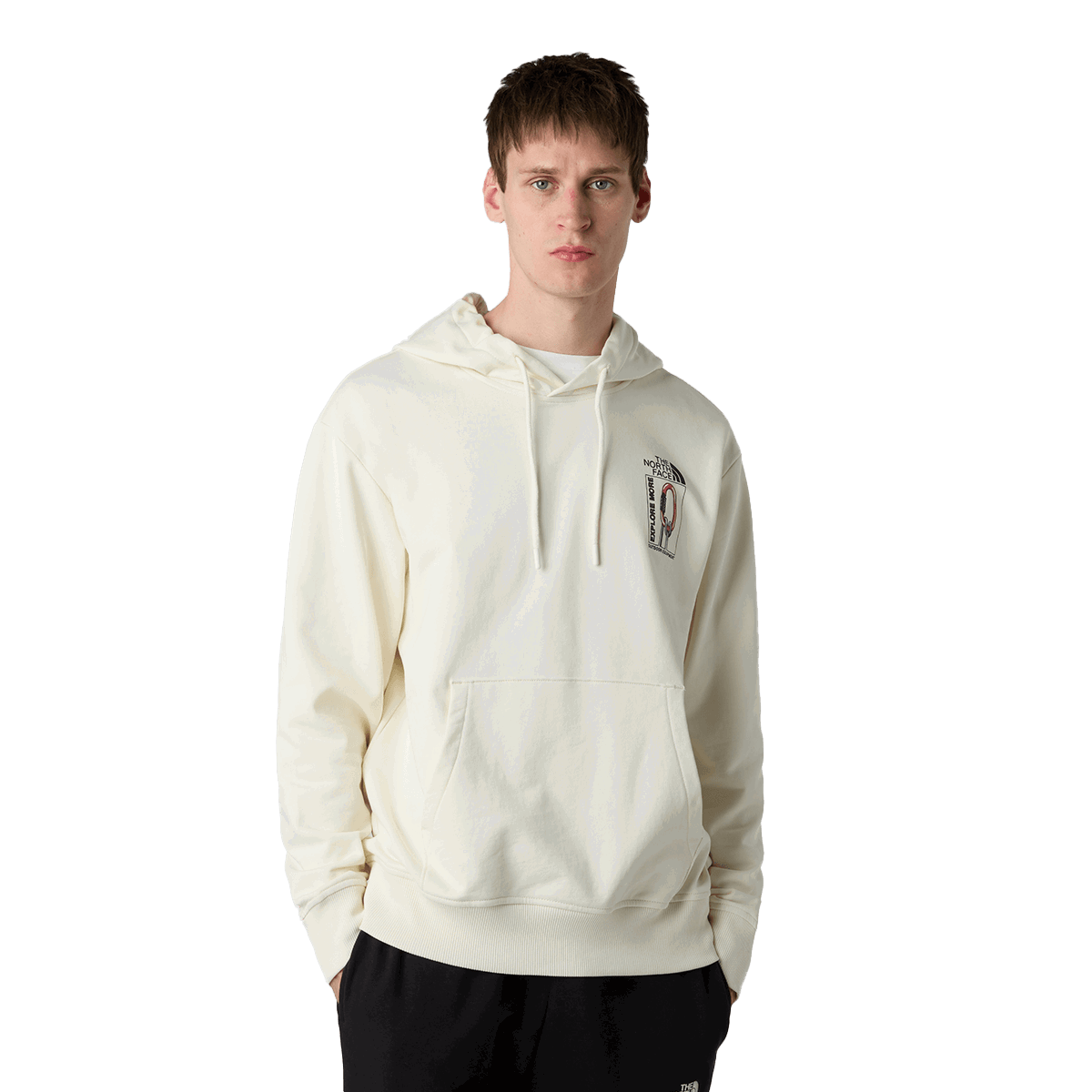 Суитчър The North Face Explore Gear Relaxed Hoodie Бяло | NF0A8F2KQLI1, 0