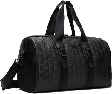 Чанта за пътуване Lacoste Lacoste Nomogram Leather Weekend Bag Черно | NH4839MR_000, 4