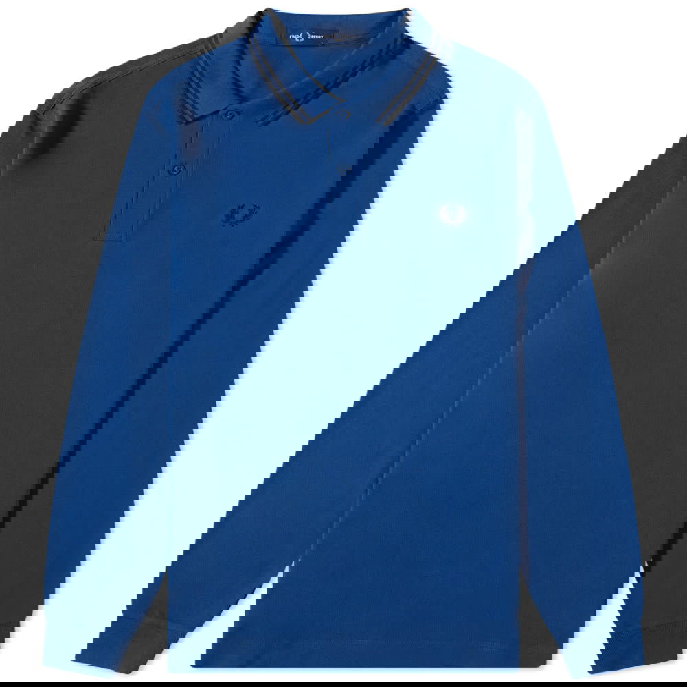 Поло тениска Fred Perry Twin Tipped Polo Shirt\ Тъмно синьо | M3636-R31, 0